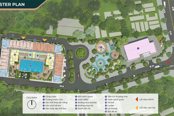 Mặt bằng dự án căn hộ chung cư New Lavida Bình Dương