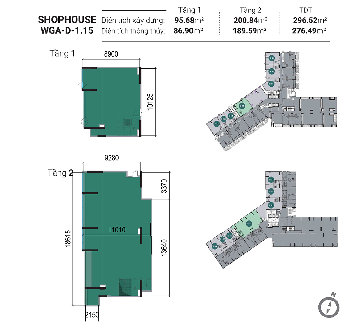 Thiết kế chi tiết Shophouse căn hộ West Gate Bình Chánh