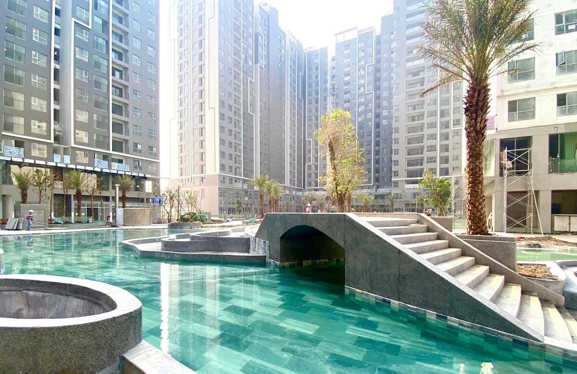 Tiện ích thực tế căn hộ chung cư Bình Chánh West Gate tháng 3.2023