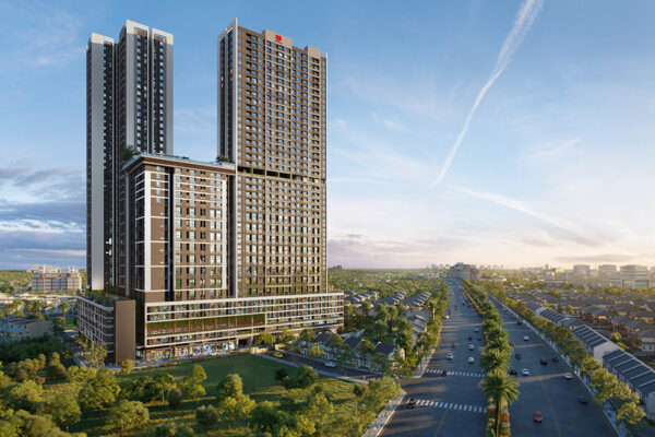 Phối cảnh tổng thể dự án căn hộ chung cư Picity Sky Park Bình Dương chủ đầu tư Pi Group