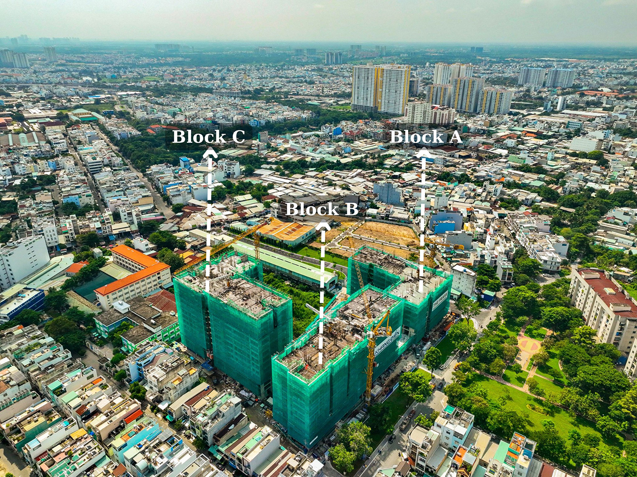 Tiến độ dự án căn hộ chung cư The Privia Bình Tân chủ đầu tư Khang Điền cập nhật tháng 09/2023