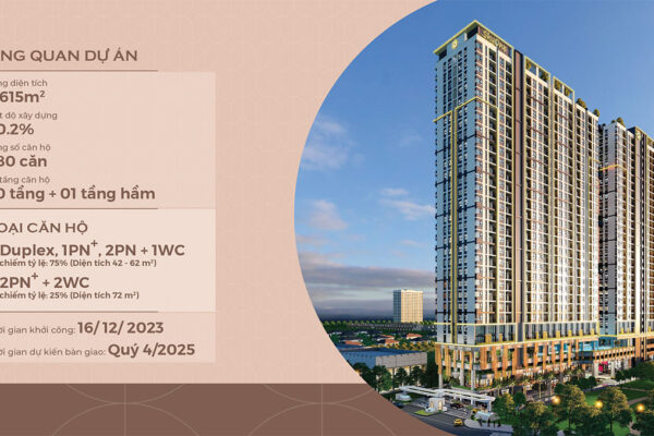 Quy mô tổng thể dự án căn hộ chung cư Phú Đông Sky One Dĩ An Bình Dương