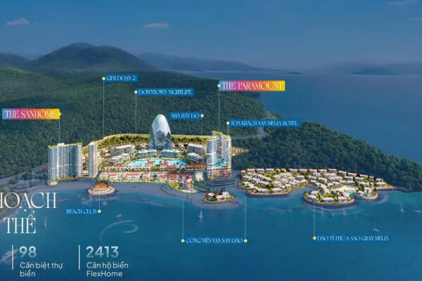Phối cảnh tổng thể dự án căn hộ Libera Nha Trang đường Bãi Tiên Nha Trang