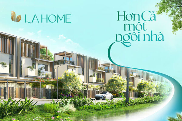 Phối cảnh tổng thể nhà phố biệt thự dự án La Home Bến Lức Long An