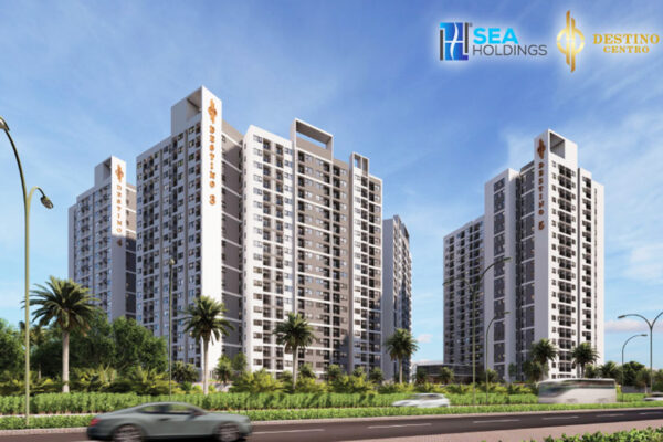 Phối cảnh tổng thể căn hộ chung cư dự án Destino Centro Bến Lức Long An