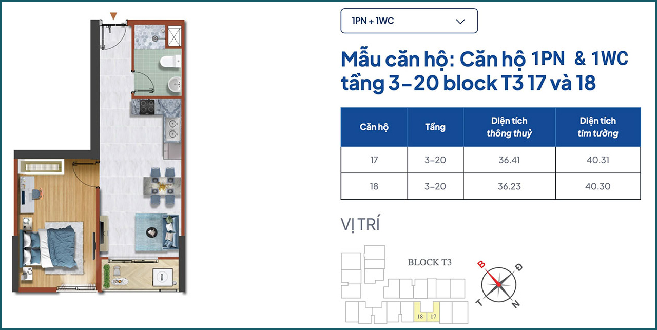 Thiết kế căn hộ chung cư dự án Destino Centro Bến Lức Long An