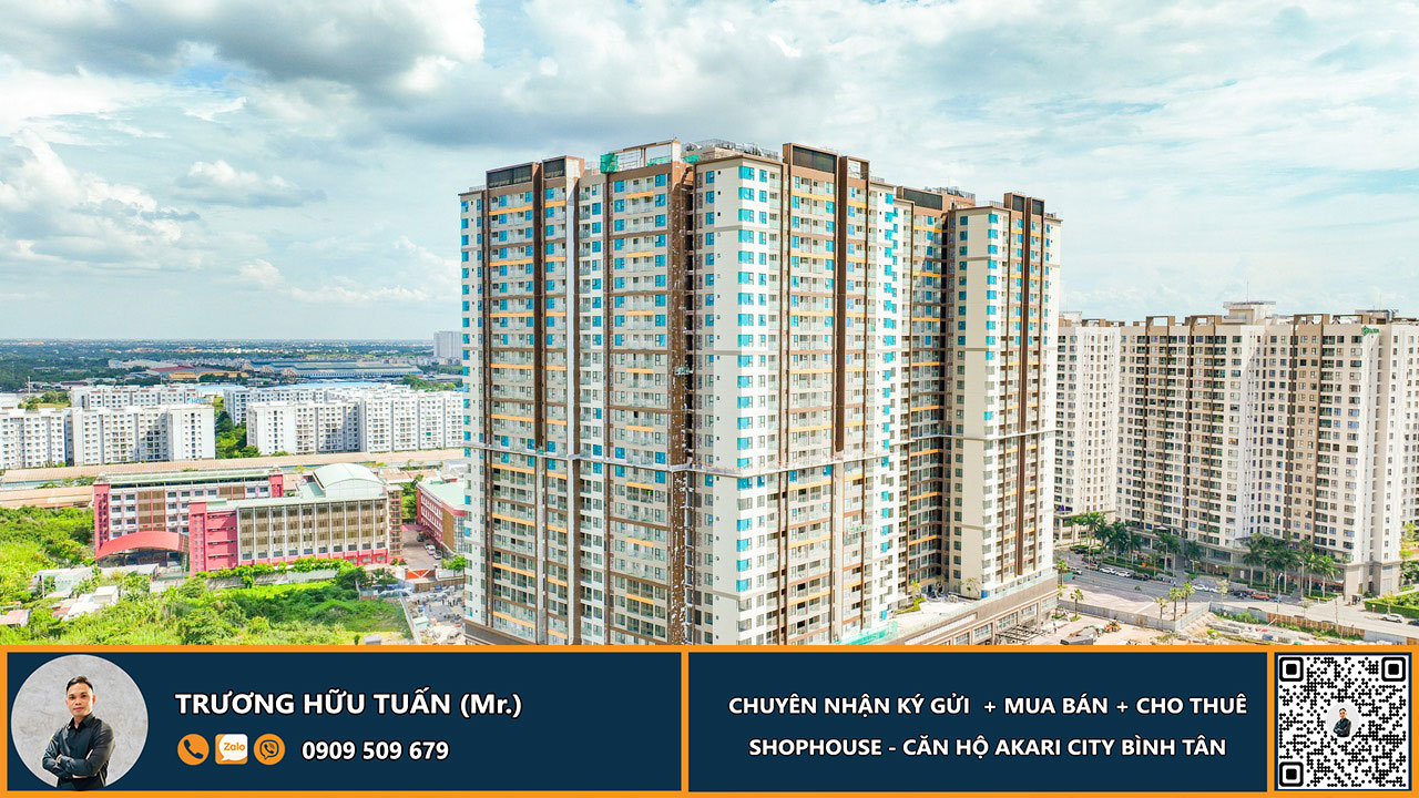 Tiến độ dự án căn hộ chung cư Akari City Bình Tân tháng 08/2024