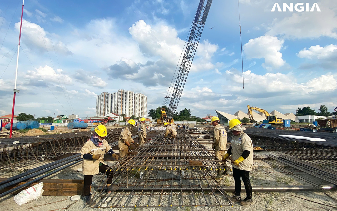 Tiến độ dự án căn hộ The Gió Riverside Bình Dương tháng 08/2024