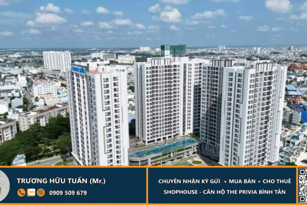 Tiến độ mua bán cho thuê căn hộ chung cư dự án The Privia Khang Điền Bình Tân