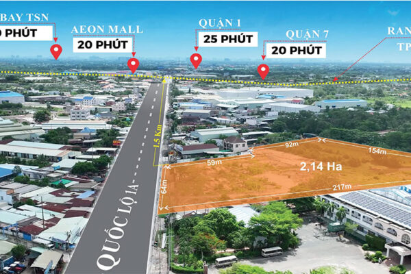 Vị trí địa chỉ căn hộ chung cư dự án Destino Centro Bến Lức Long An