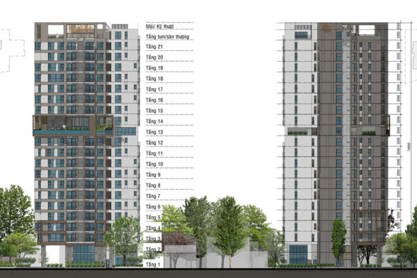 Mặt bằng căn hộ chung cư dự án 88 SIG Bình Tân đường Võ Văn Kiệt