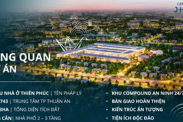 Quy mô dự án nhà phố Cát Tường J-Home Bình Dương