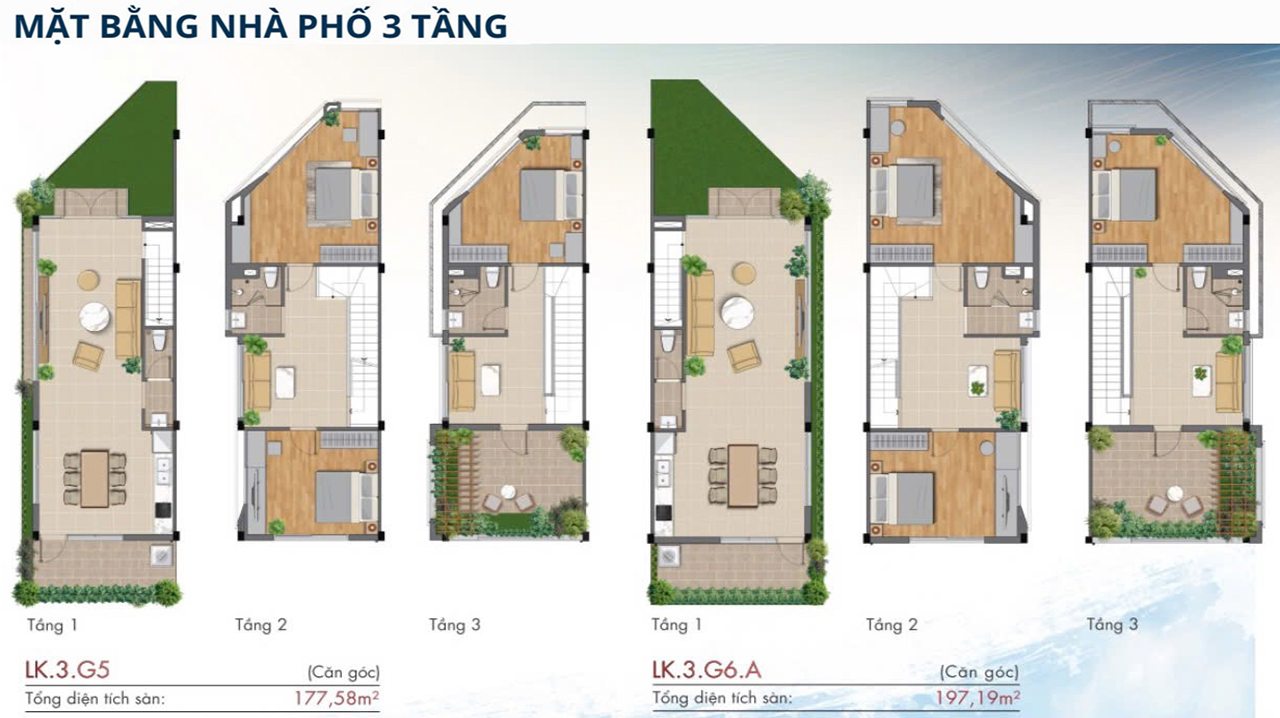 Thiết kế dự án nhà phố Cát Tường J-Home Bình Dương