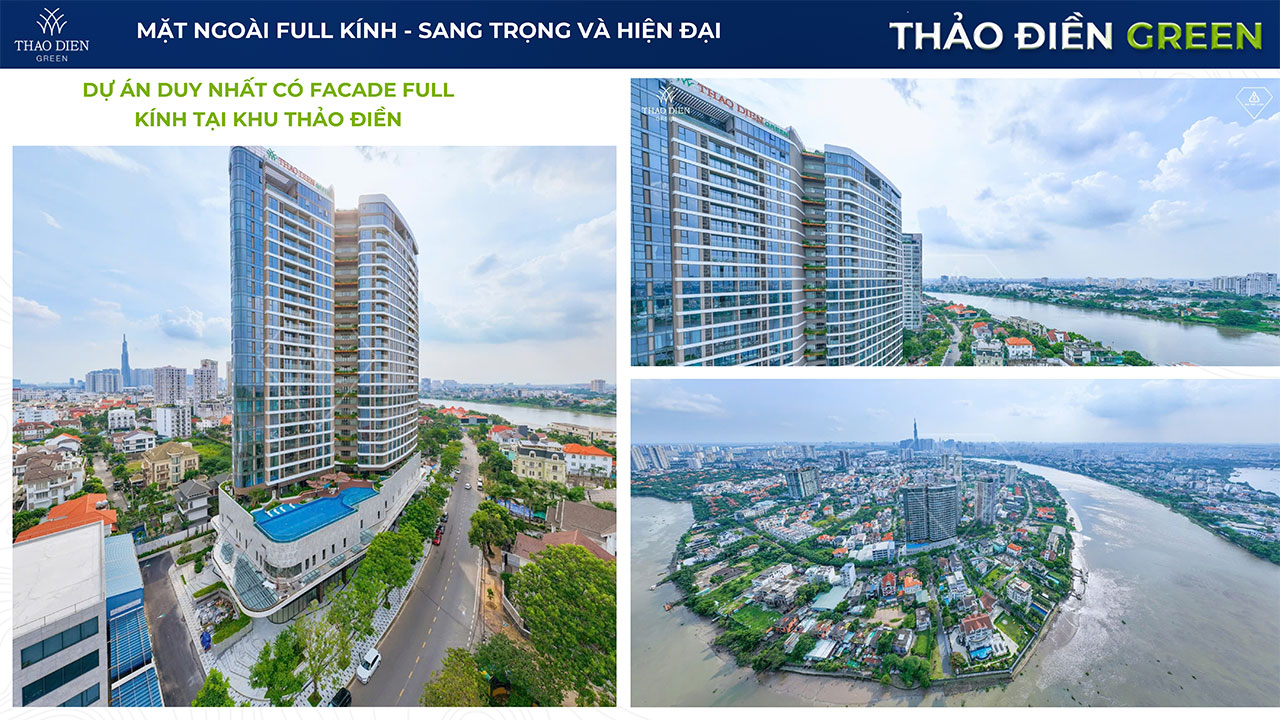 Thiết kế dự án căn hộ chung cư cao cấp Thảo Điền Green Quận 2 đường Nguyễn Văn Hưởng