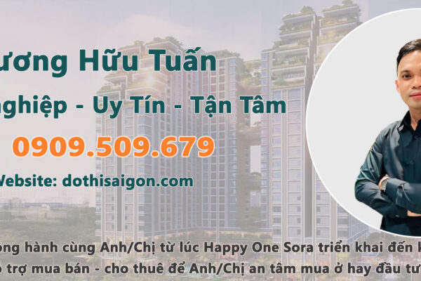 Liên hệ mua bán cho thuê căn hộ chung cư dự án Happy One Sora Thủ Đức chủ đầu tư Vạn Xuân