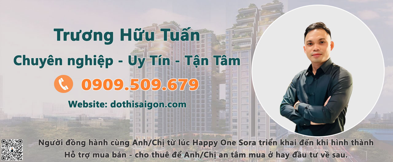 Liên hệ mua bán cho thuê căn hộ chung cư dự án Happy One Sora Thủ Đức chủ đầu tư Vạn Xuân 