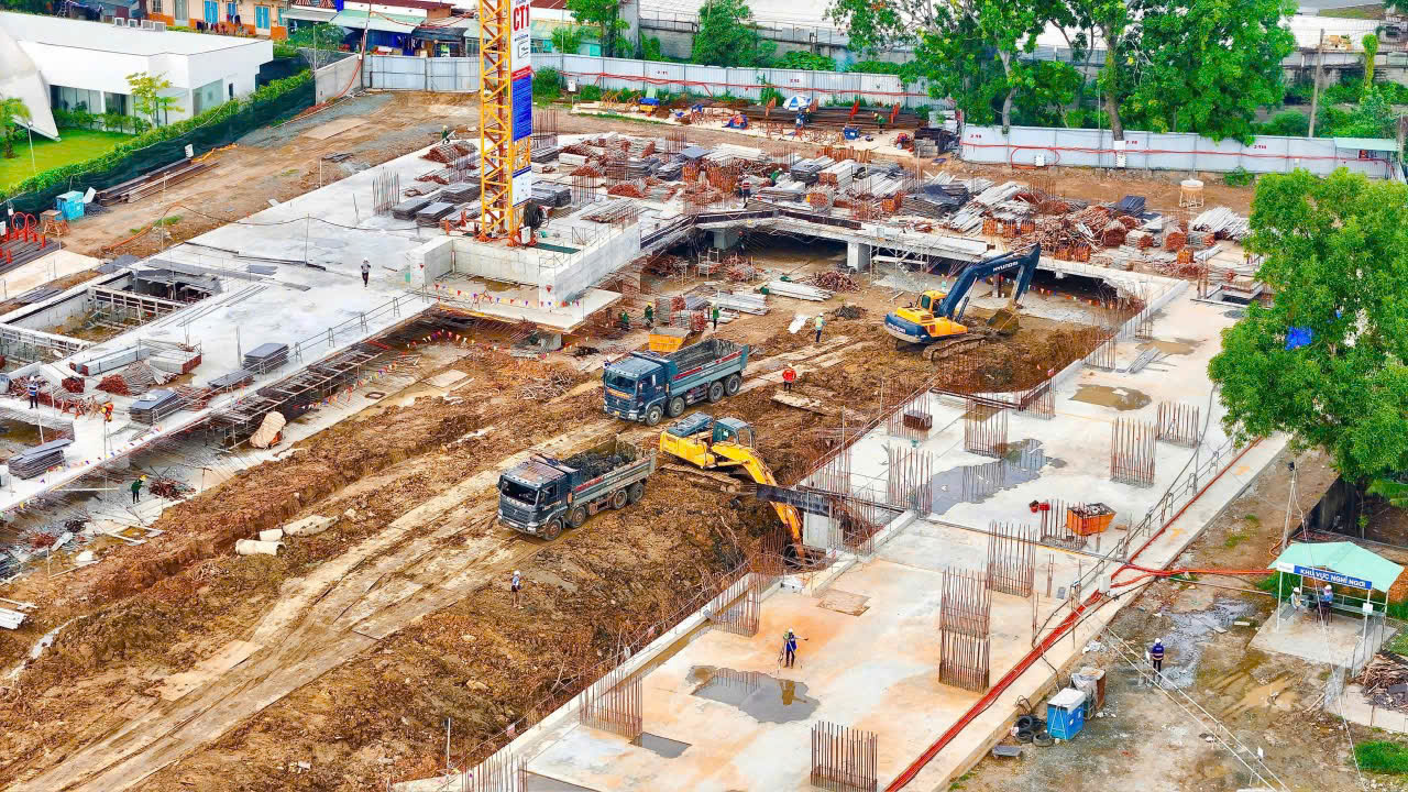 Tiến độ dự án căn hộ chung cư The Gió Riverside Bình Dương chủ đầu tư An Gia