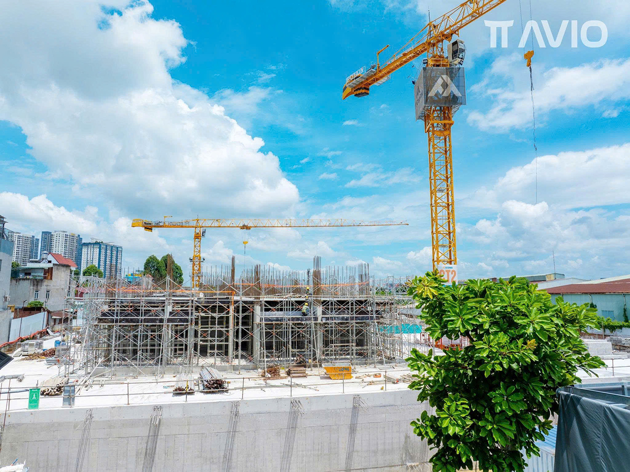 Cập nhật tiến độ xây dựng căn hộ chung cư dự án TT Avio Bình Dương tháng 7/2025