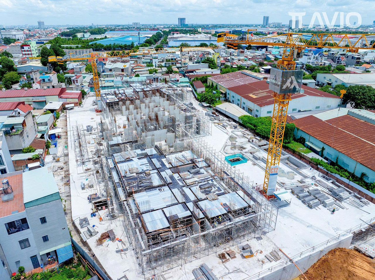 Cập nhật tiến độ xây dựng căn hộ chung cư dự án TT Avio Bình Dương tháng 7/2025