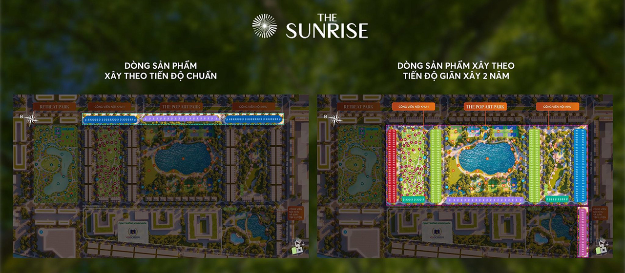 Mặt bằng nhà phố biệt thự căn hộ dự án Vinhomes Green City Đức Hòa Long An chủ đầu tư Vinhomes