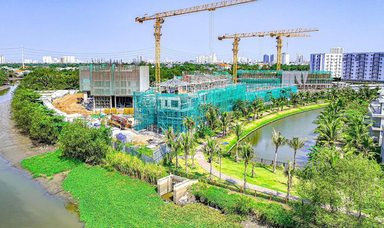 Tiến độ dự án căn hộ nhà phố Trellia Cove tháng 03/2026 Tien Do Du An Du An Can Ho Nha Pho Trellia Cove Khu Do Thi Mizuki Park Binh Chanh Thang 03 2026 (1)