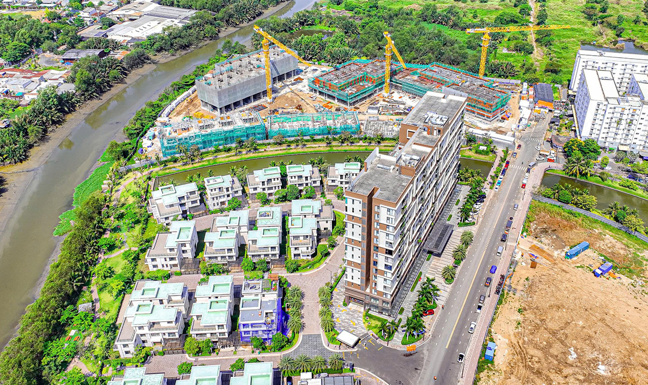 Tiến độ dự án căn hộ nhà phố Trellia Cove tháng 03/2026 Tien Do Du An Du An Can Ho Nha Pho Trellia Cove Khu Do Thi Mizuki Park Binh Chanh Thang 03 2026 (2)