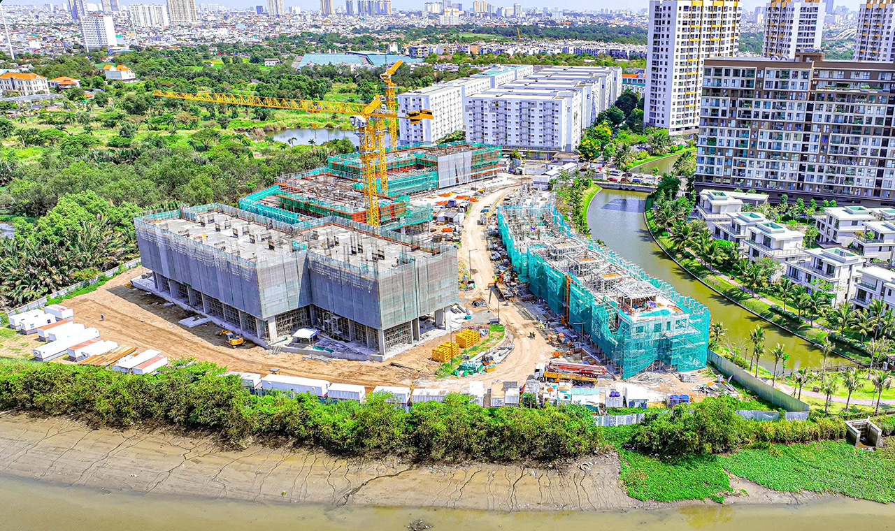 Tiến độ dự án căn hộ nhà phố Trellia Cove tháng 03/2026 Tien Do Du An Du An Can Ho Nha Pho Trellia Cove Khu Do Thi Mizuki Park Binh Chanh Thang 03 2026 (8)