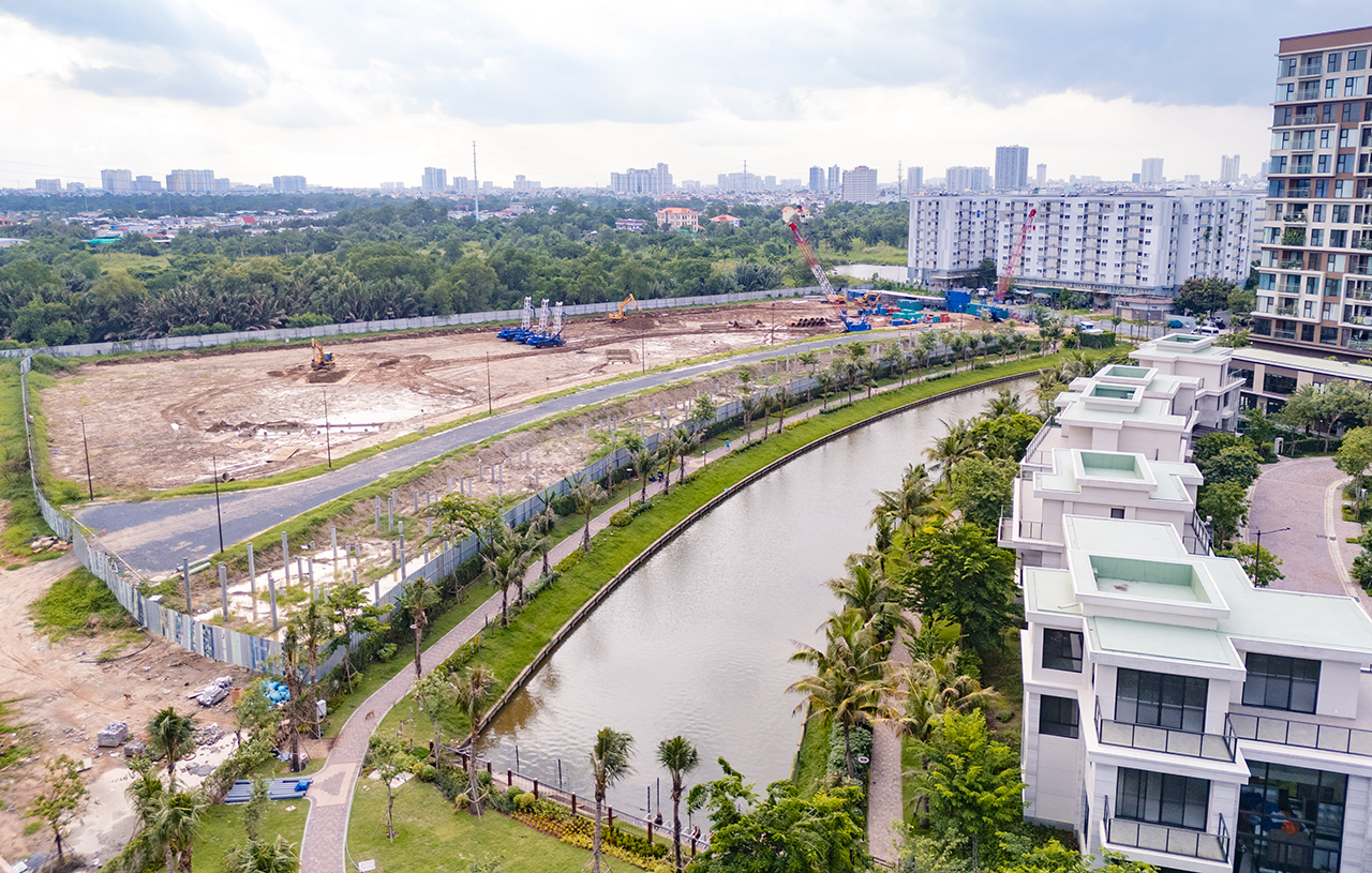 Tiến độ dự án căn hộ nhà phố Trellia Cove khu đô thị Mizuki Park Bình Chánh