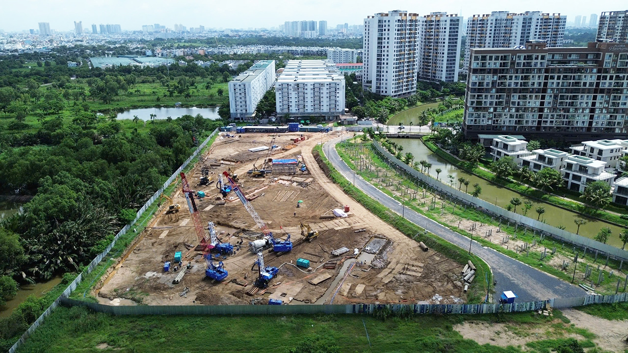 Tiến độ dự án căn hộ nhà phố Trellia Cove khu đô thị Mizuki Park Bình Chánh