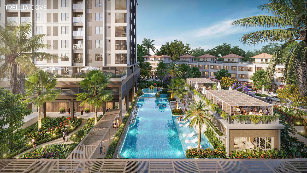 Tiện ích dự án căn hộ nhà phố Trellia Cove khu đô thị Mizuki Park Bình Chánh