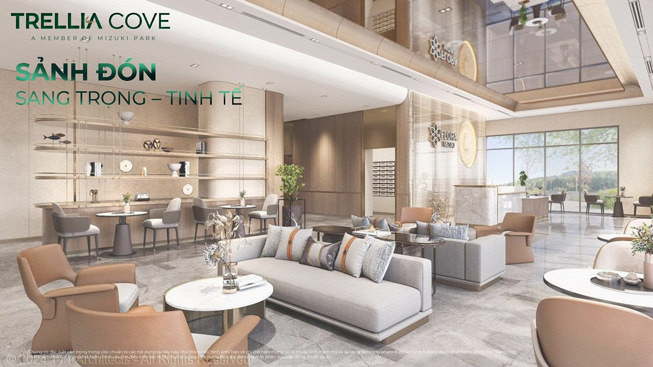 Tiện ích dự án căn hộ nhà phố Trellia Cove khu đô thị Mizuki Park Bình Chánh