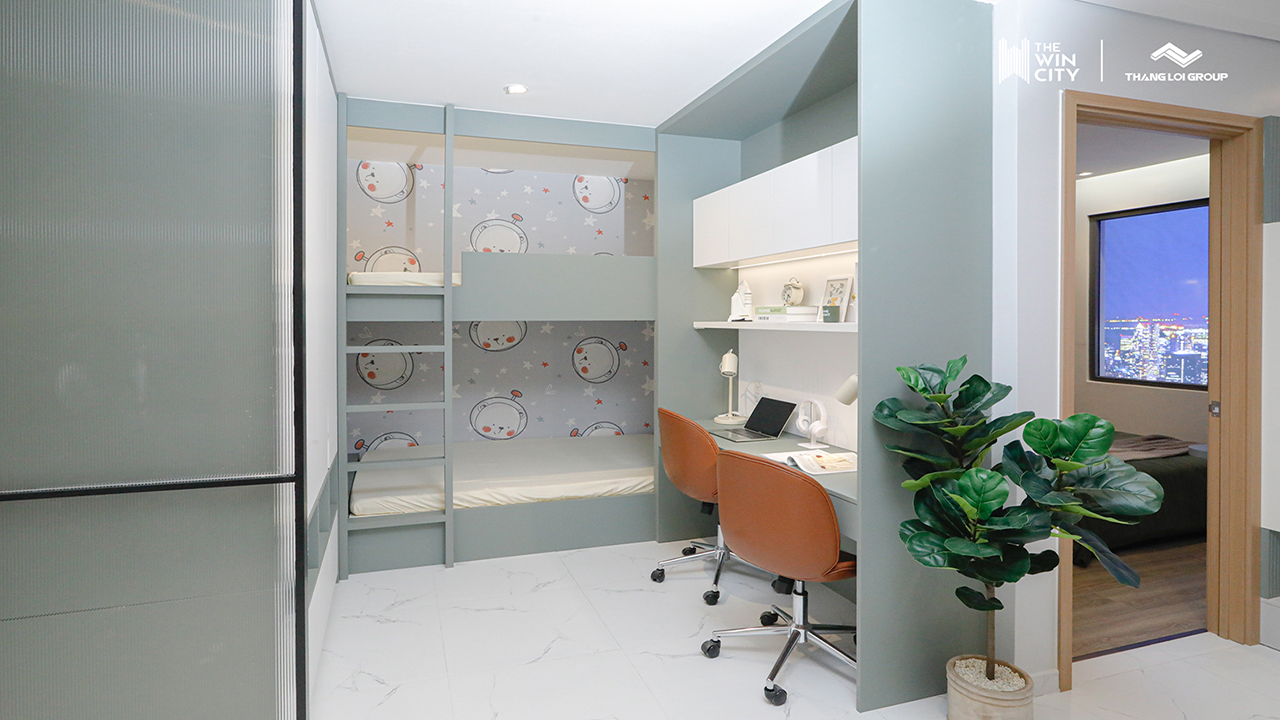 Nhà mẫu căn hộ chung cư dự án The Win City 1 phòng ngủ chủ đầu tư Thắng Lợi Group