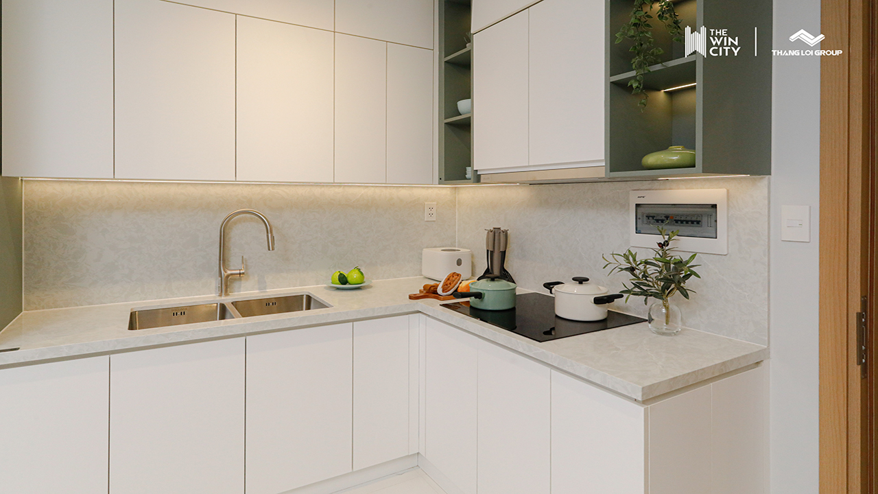 Nhà mẫu căn hộ chung cư dự án The Win City 1 phòng ngủ chủ đầu tư Thắng Lợi Group