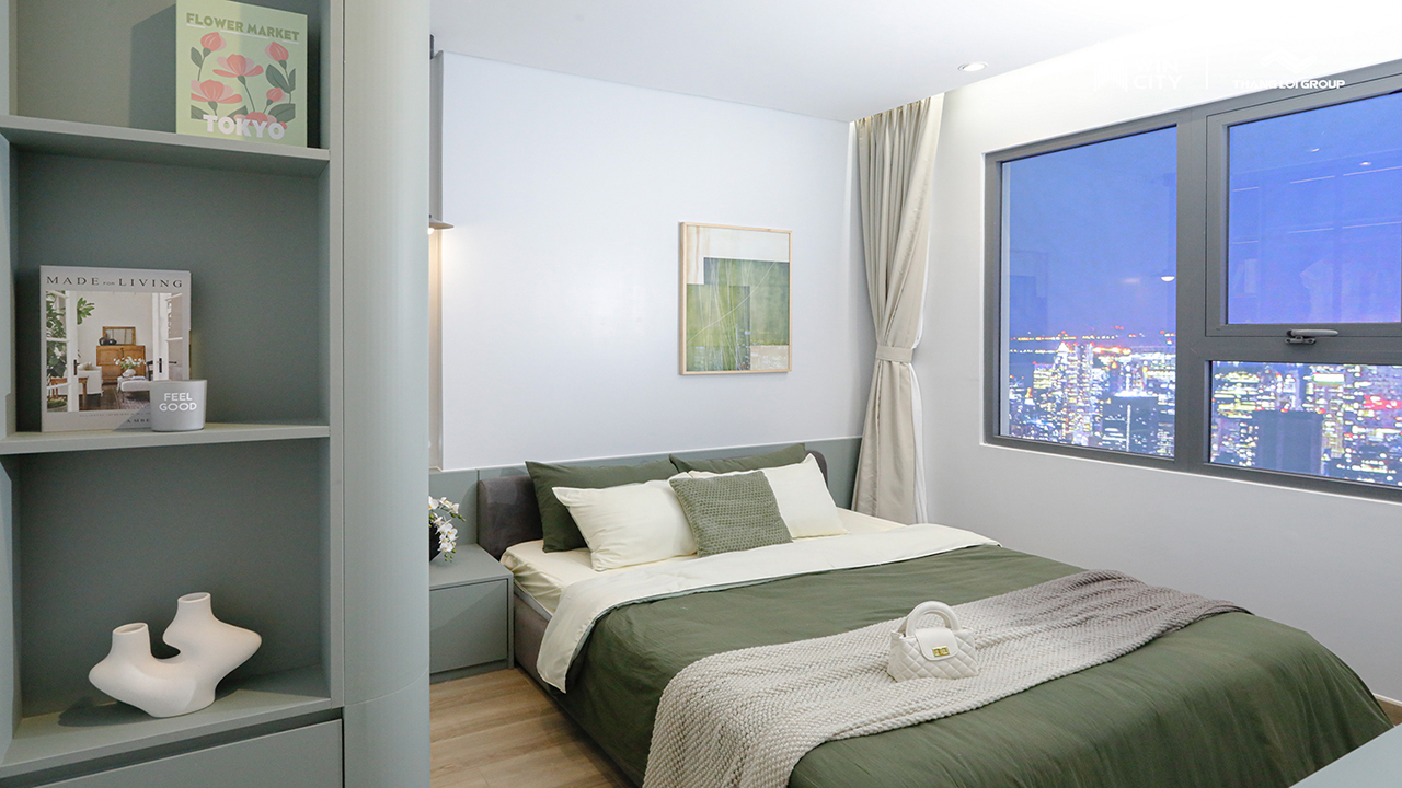 Nhà mẫu căn hộ chung cư dự án The Win City 1 phòng ngủ chủ đầu tư Thắng Lợi Group