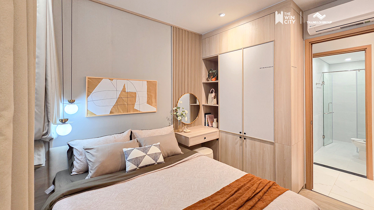 Nhà mẫu căn hộ chung cư dự án The Win City 2 phòng ngủ chủ đầu tư Thắng Lợi Group