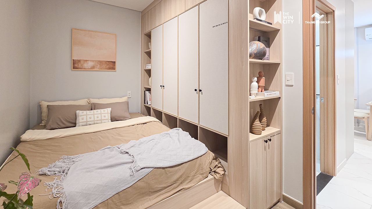 Nhà mẫu căn hộ chung cư dự án The Win City 2 phòng ngủ chủ đầu tư Thắng Lợi Group