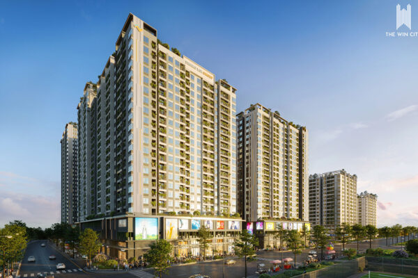 Phối cảnh tổng thể căn hộ chung cư dự án The Win City chủ đầu tư Thắng Lợi Group