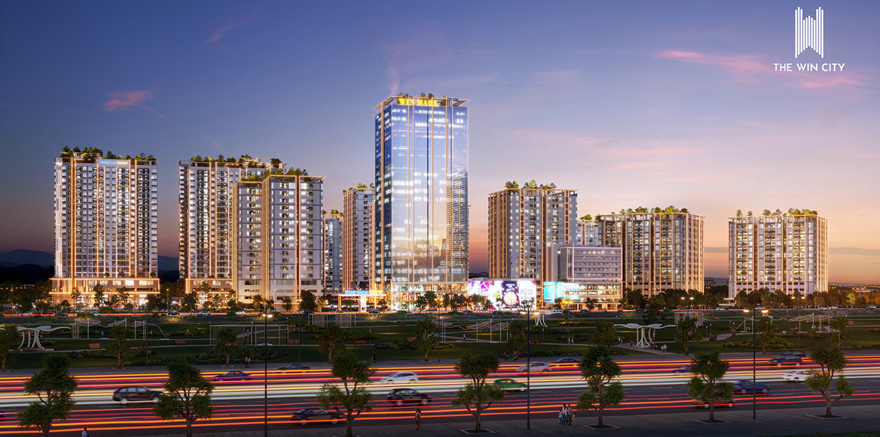 Phối cảnh tổng thể căn hộ chung cư dự án The Win City chủ đầu tư Thắng Lợi Group