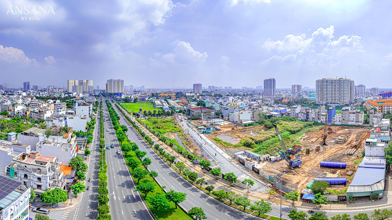 Tiến độ căn hộ chung cư dự án Ansana by Kita đường Võ Văn Kiệt Bình Tân tháng 01/2026