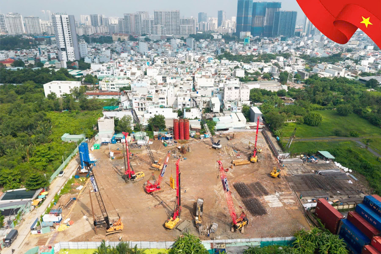 Tiến độ dự án căn hộ chung cư Vlasta Premier Quận 7