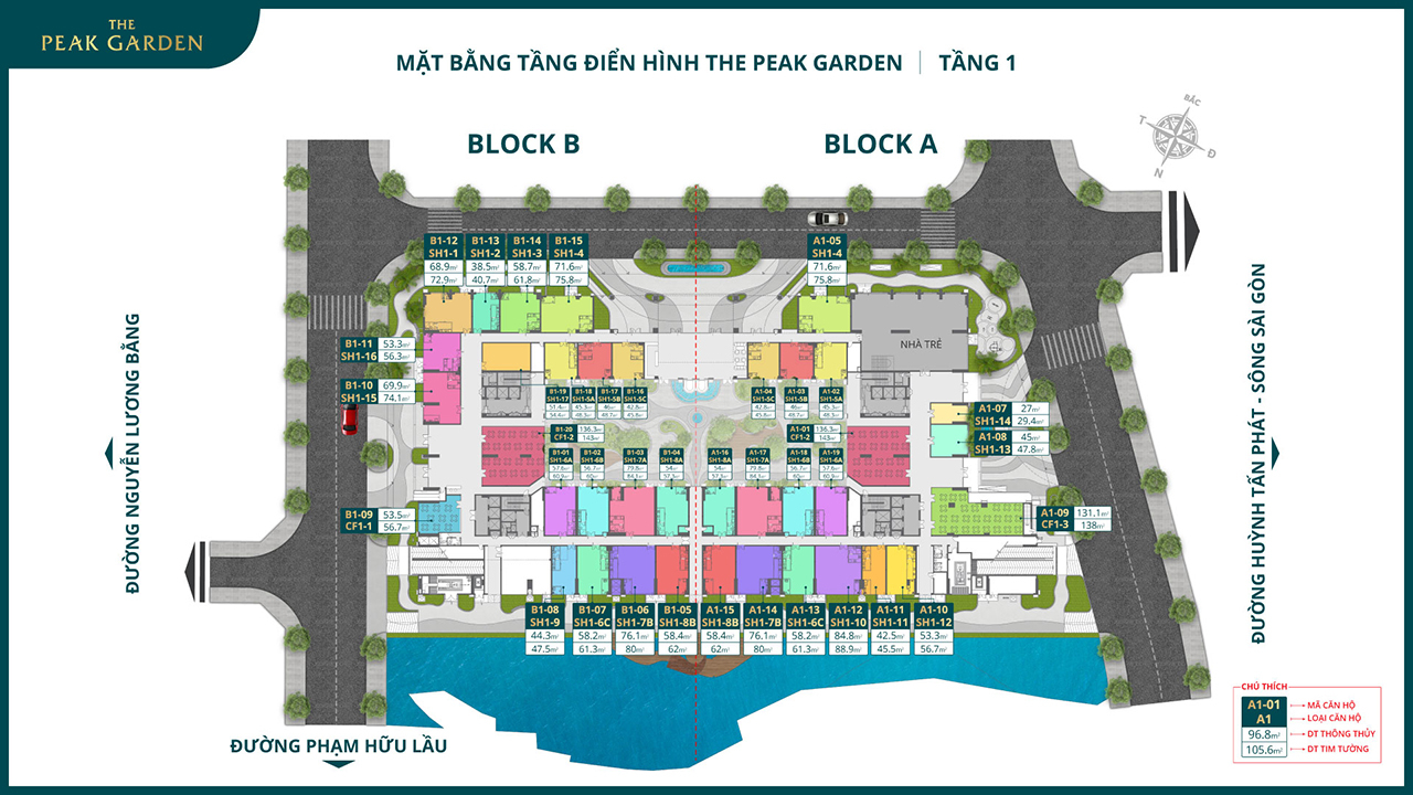Mat Bang Can Ho Chung Cu Du An The Peak Garden Quan 7 (2)