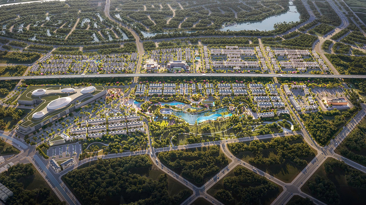 Phoi Canh Nha Pho Biet Thu Du An Thanh Phu Centre Point Ben Luc Long An Chu Dau Tu Bim Land (2)