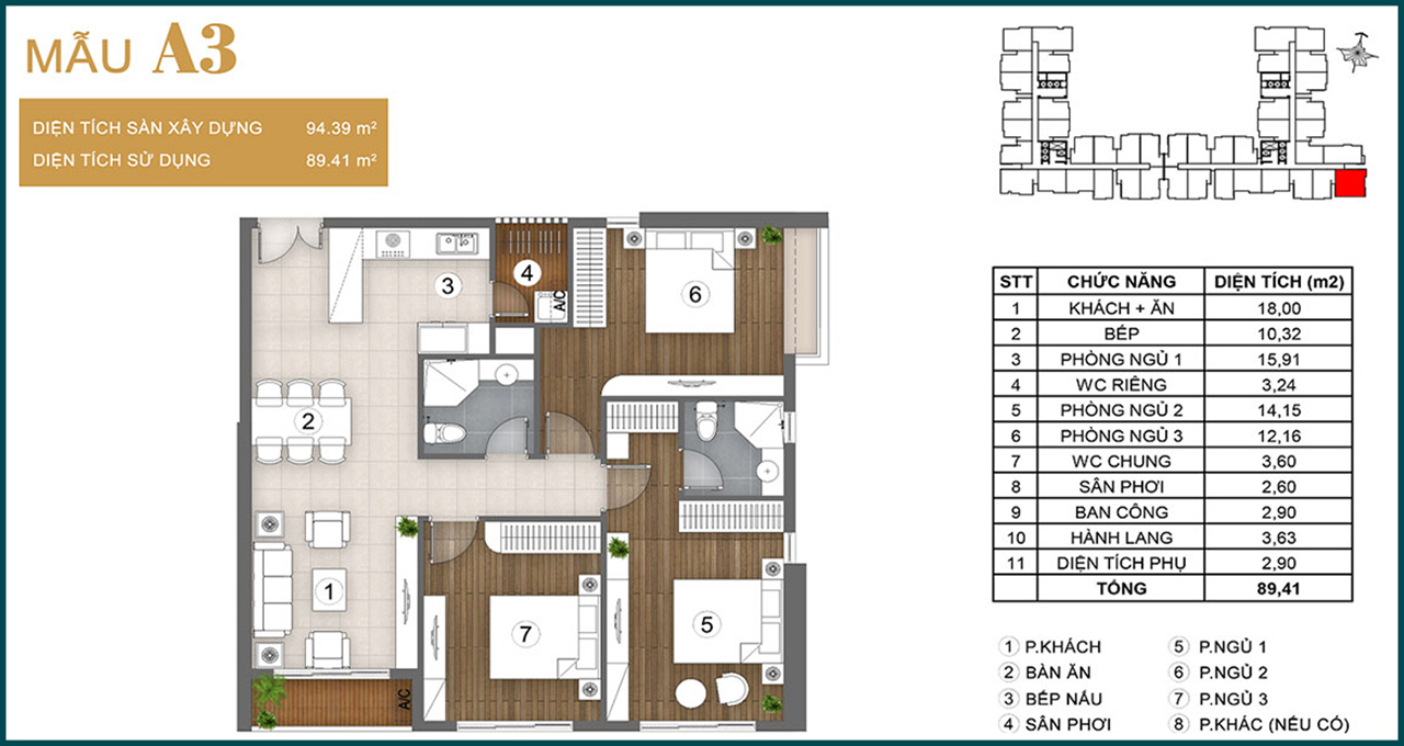 Thiết Kế Dự án Căn Hộ Chung Cư Green Star Sky Garden