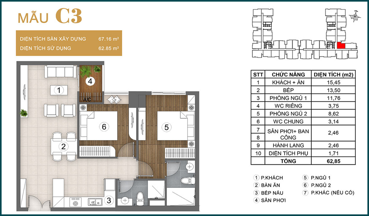Thiết Kế Dự án Căn Hộ Chung Cư Green Star Sky Garden