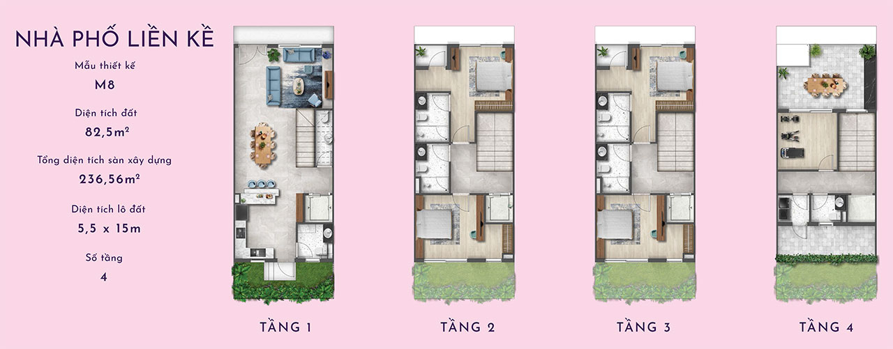 Thiet Ke Nha Pho Biet Thu Du An Thanh Phu Centre Point Ben Luc Long An Chu Dau Tu Bim Land (7)