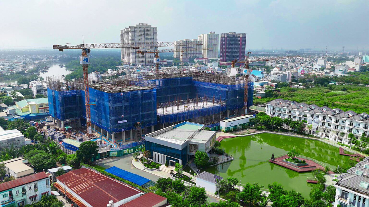 Cập nhật tiến độ dự án The Peak Garden Quận 7 mới nhất Tien Do Can Ho Chung Cu Du An The Peak Garden Quan 7 Thang 3 2026 (2)