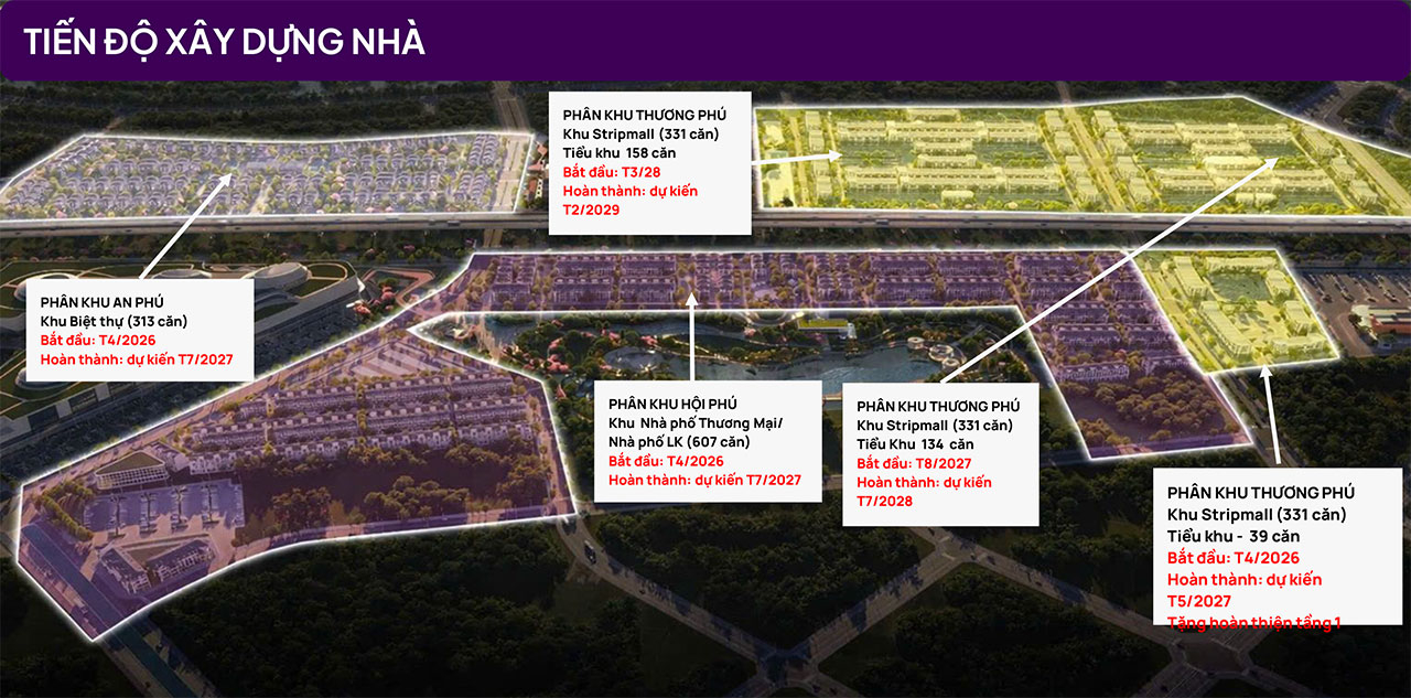 Tien Do Nha Pho Biet Thu Du An Thanh Phu Centre Point Ben Luc Long An Chu Dau Tu Bim Land (1)