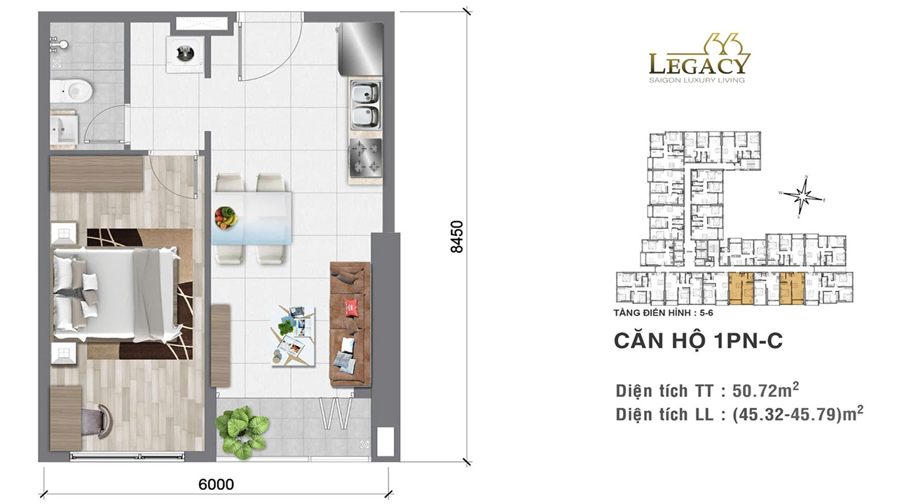 Thiết Kế Dự án Căn Hộ Hạng Sang Legacy 66 Quận 5