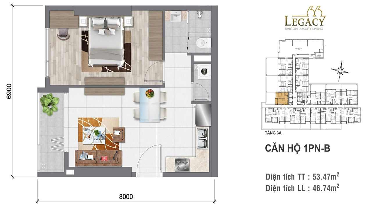 Thiết Kế Dự án Căn Hộ Hạng Sang Legacy 66 Quận 5