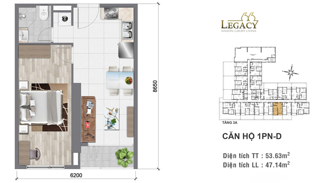 Thiết Kế Dự án Căn Hộ Hạng Sang Legacy 66 Quận 5